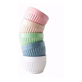 Compotera De Cerámica Canela Colores Bowl Galletas Pack X4