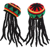 Gorro Rhasta Rasta De Jamaica, Tejido A Ganchillo, Estilo Re