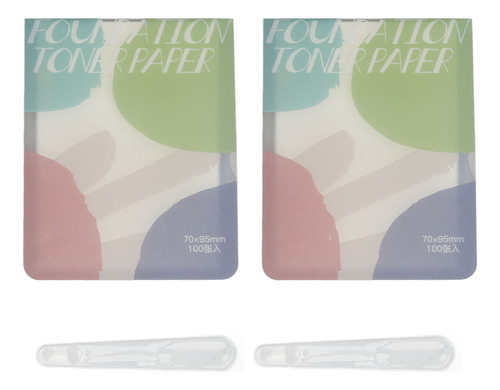 Paleta De Papel Cosmético Para Decoración De Uñas, 2 Unidade