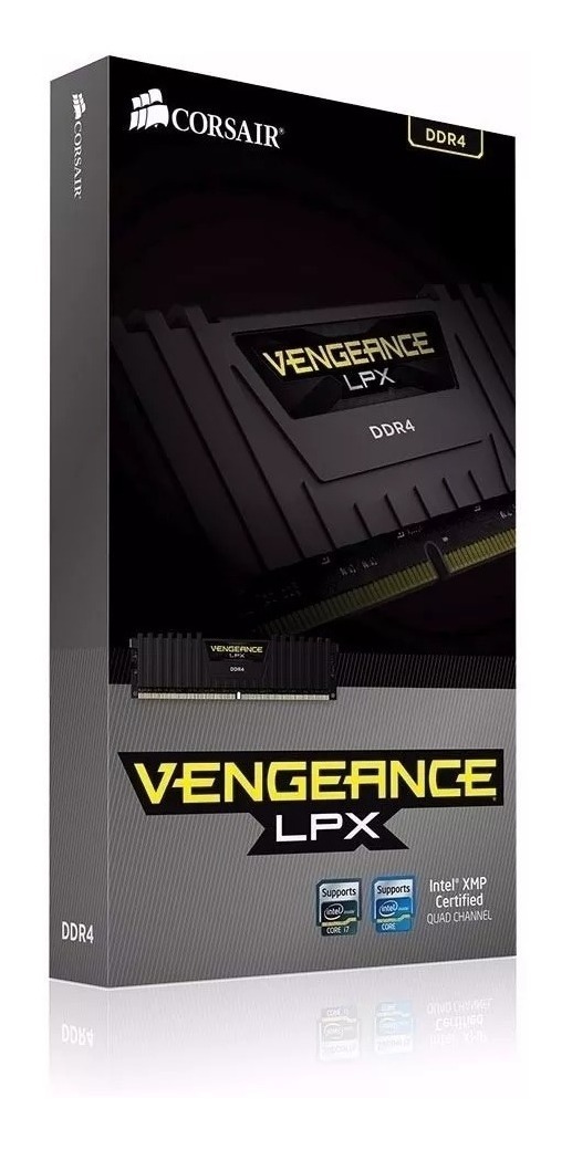 CORSAIR VENGEANCE LPX 16GB 3000MHZ NEGRO DDR4