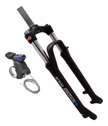 Suspensão Mtb 29 Sr Suntour Xcm30 Preto Fosco Trava Guidão 