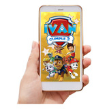 Paw Patrol Invitación Animada Whatsapp