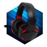 Auricular Gamer Kanji Con Microfono Z-11 Rojo Pc Ps4 Xbox