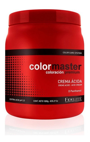 Crema Acida Mascara Fidelite Colormaster Alisados X1kg