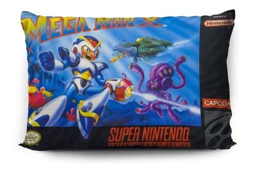 Funda De Almohada Mega Man X 70x45cm Vudú Love