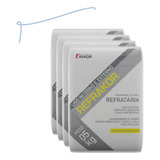 Kit 4 Massa Refrataria P/ Alta Temperatura Tijolos E Placas 