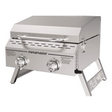 Megamaster Parrilla De 2 Quemadores Premium Para Cocinar Al 