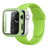 Funda Protectora Apple Watch Serie 4 / 5 / 6/ Se 44mm Vidrio