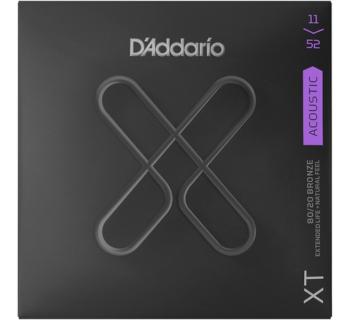 Cuerda De Guitarra Daddario Xt .011 80/20 Xtabr1152 Steel