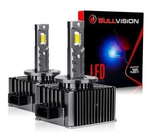 Kit Lâmpada Super Led D5s - Substitui O Xenon Original 6000k