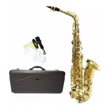 Saxofon Alto Laqueado Silvertone Slsx009 Estuche Boquilla