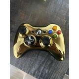 Control Xbox 360 Dorado Original Impecable Colección Mando