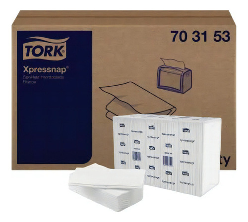 Tork Servilleta Xpressnap Blanca 24 Pq/250 Hjs (703153)