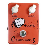 Pedal Joyo Classic Chorus Jf-05 Color Naranja Para Guitarra O Bajo