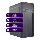  Pc Computador Intel Core I3 4ª Geração 16gb Ssd 120gb Wifi