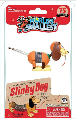 Mundo De Perro Más Pequeño Slinky Dog (5027), Rojo