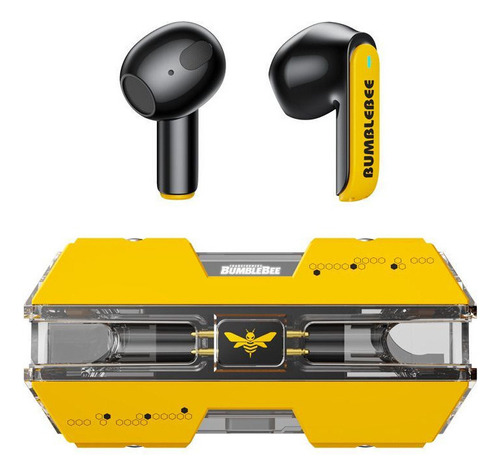 Audífonos Inalámbricos Bluetooth Transformers True Para Ju Color Bumblebee