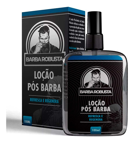 Loção Pós Barba Refresca E Regenera 100ml Barba Robusta