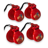 Castañuelas De Madera Flamencas X4