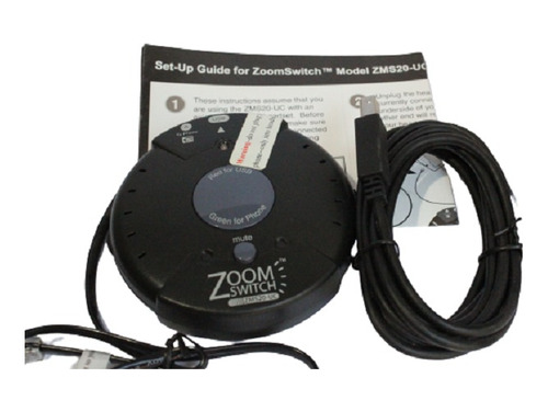 Conmutador Para Auriculares Usb Zoom Switch Zms20-uc