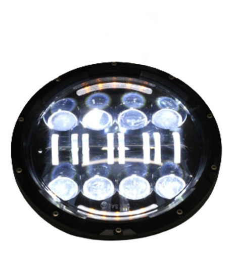 Optica Faro Led 7 PuLG Wrangler Jeep Willy F100 4 Fun El Par Foto 9