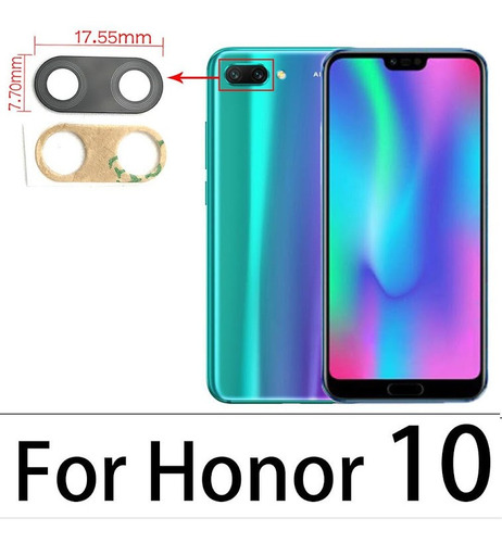 Lente Vidro Câmera Traseira Huawei Honor 10