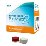 Lentes De Contato Purevision 2 Toric Astigmatismo + Brinde