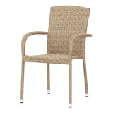 Silla Stack Rattan Café