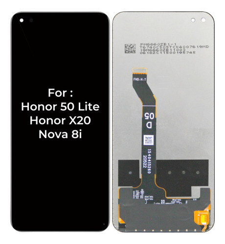 Tela De Toque Lcd Para Huawei Honor 50 Lite X20 Nova 8i T