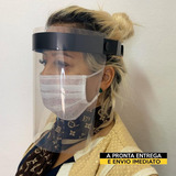 Máscara Facial Protetora Anti-cuspir Respingos Face Shield  