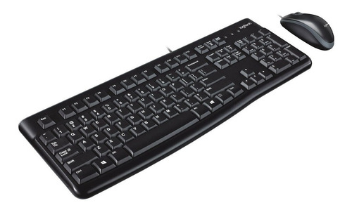 Kit Teclado Y Mouse Logitech Mk120 Usb Multimedia Slim Cuota