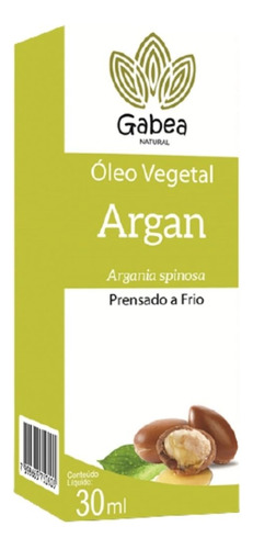 Óleo Vegetal De Argan 30ml Gabea