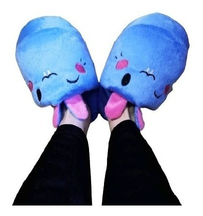 Pantuflas Pantuflones Peluche Bob Sponja Gato Conejo Unisex