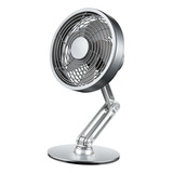 Ventilador De Escritorio Compacto, Potente Circulador Plata