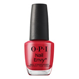 Opi Nail Envy All Night Strong X 15 Ml Fortalecedor Color Big Apple Red