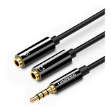 Ugreen Cable Adap Sonido Pro Plug 3.5mm + Microfono 20cm
