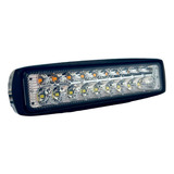 Par Faro Barra 18 Led Blanco Ambar Auxiliar Luz Fija