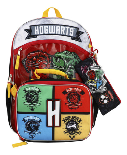 Mochila De Harry Potter Hogwarts Houses Juego De Mochilas De