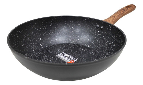 Sarten Wok Anti Adherente 28 Cm Granite Line Keep