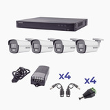 Kit Colorv 1080p / Dvr 4 Canales / 4 Cám. Bala (exterior)