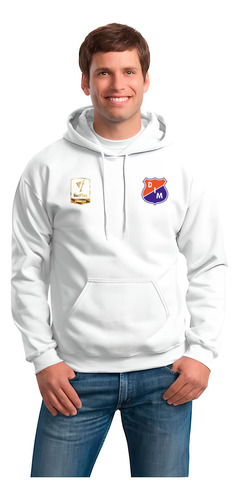 Buzo Hoodie Con Capota Medellin Liga Futbol Deportivo Correr