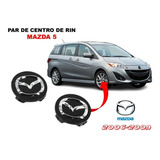 Par De Centro De Rin Negros Mazda 5 2006-2009 56 Mm