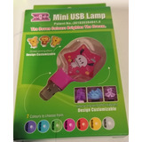 Mini Luz Lámpara Usb Tipo Espanta Cuco Dormitorio Niños 