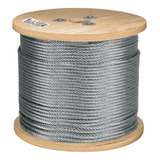 Cable De Acero 3/16' Flexible 7x19 Hilos Carrete 300 M