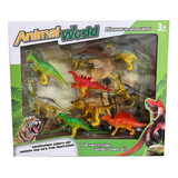 Set Dinosaurios X 9 Surtidos Animal World Cod 51386         