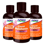 Melatonina Importada Now Foods Líquida 59ml 3un