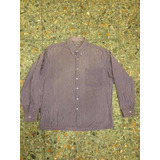 Camisa Vintage A Rayas Talle M Invierno Abrigo