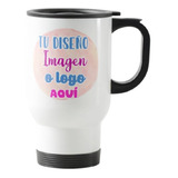 Tazon - Taza Termica Personalizada De Acero Con Tapa 