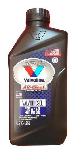 Aceite 15w40 Mineral Valvoline Pack 5lts + Filtro Foto 2