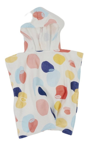 Poncho Playero Infantil De Microfibra Kiddy - 3 Talles